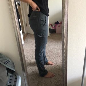 Grey Columbia Outdoor Pants with side pockets
